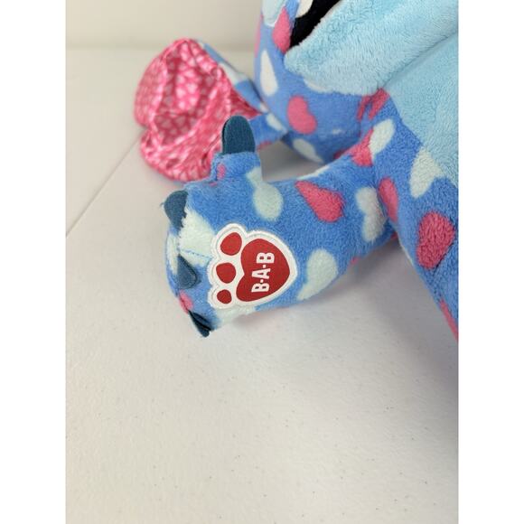 Build A Bear Stitch Disney Plush Heart VALENTINES Lilo And Stitch BAB No Sound - Picture 6 of 11